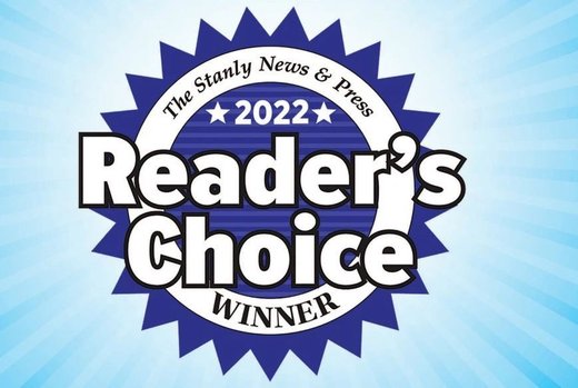 2022 Reader's Choice winner badge